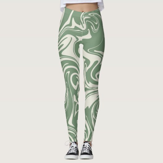 Spill - groen leggings (Voorkant)
