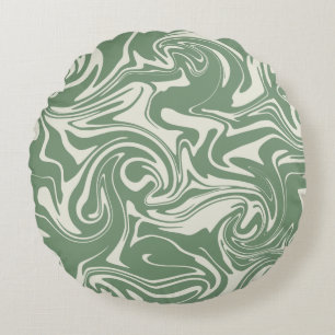 Spill - groen rond kussen