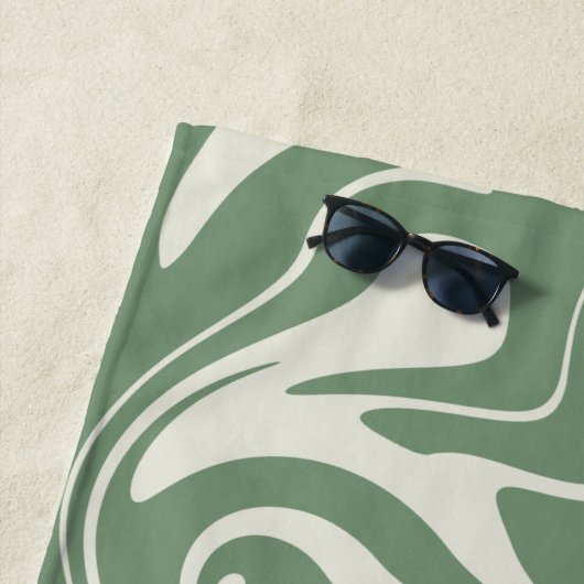 Spill - groen strandlaken (In situ)