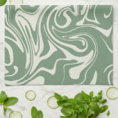 Spill - groen theedoek (Gevouwen)