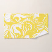 Spill - Lemon Yellow and White Bad Handdoek (Handdoek)