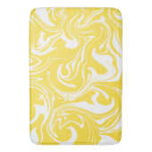 Spill - Lemon Yellow and White Badmat (Voorkant Verticaal)