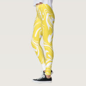 Spill - Lemon Yellow and White Leggings (Links)