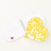 Spill - Lemon Yellow and White Notitieboek (Binnen)