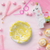 Spill - Lemon Yellow and White Papieren Kommen (Feest)