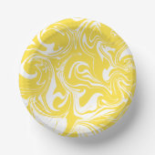 Spill - Lemon Yellow and White Papieren Kommen (Voorkant)