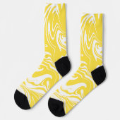 Spill - Lemon Yellow and White Sokken (Links)