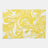 Spill - Lemon Yellow and White Theedoek (Horizontaal)