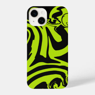 Spill - Lime Green en Black iPhone 14 Hoesje
