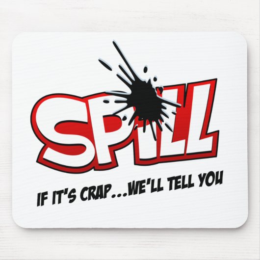 Spill Logo Mousepad Muismat (Voorkant)