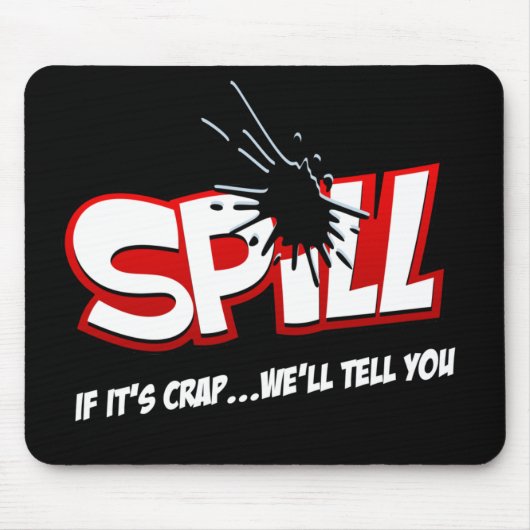 Spill Logo Mousepad Muismat (Voorkant)