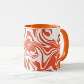 Spill - Oranje en wit Mok (Voorkant rechts)