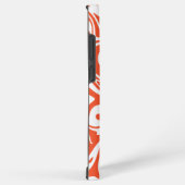 Spill - Oranje en wit Samsung Galaxy Hoesje (Rechterkant)