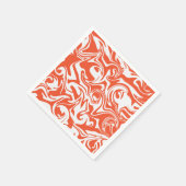 Spill - Oranje en wit Servet (Hoek)