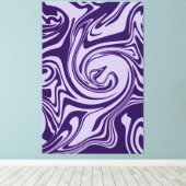 Spill - Paars Canvas Afdruk (Insitu (Houten vloer))