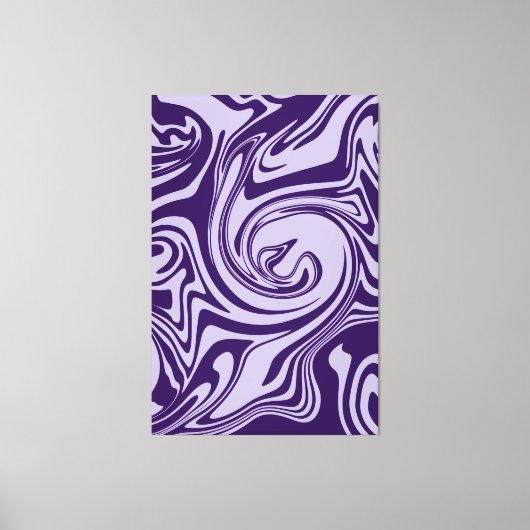 Spill - Paars Canvas Afdruk (Voorkant)