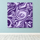 Spill - Paars Canvas Afdruk (Insitu (Houten vloer))