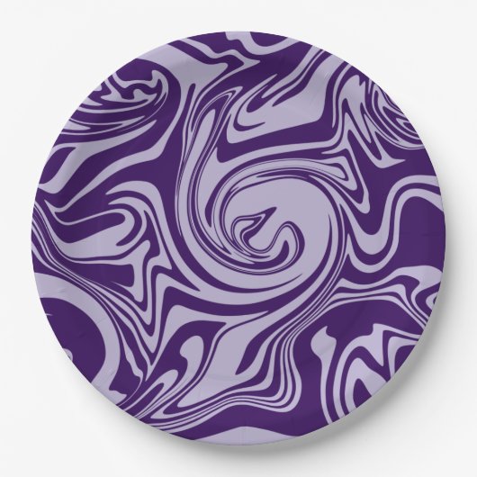 Spill - Paars Papieren Bordje (Voorkant)