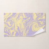 Spill - Pastel - Geel en Paars Bad Handdoek (Handdoek)