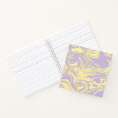 Spill - Pastel Geel en Paars Notitieboek (Binnen)