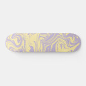 Spill - Pastel - Geel en Paars Persoonlijk Skateboard (Horizontaal)