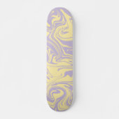 Spill - Pastel - Geel en Paars Persoonlijk Skateboard (Voorkant)