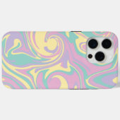 Spill - Pastel roze, geel, Paars en groen Case-Mate iPhone Case (Achterkant (horizontaal))