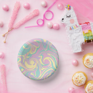 Spill - Pastel roze, geel, Paars en groen Papieren Kommen