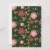 Spill the Tea Baby Brewing Zwangerschapsaankondigi Kaart (Achterkant)