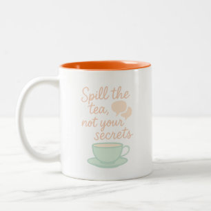 Spill The Tea Mok – Sassy Gossip Koffiekopje