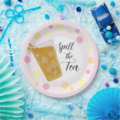 Spill the Tea Party Plates Papieren Bordje (Feest)