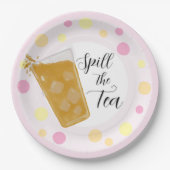 Spill the Tea Party Plates Papieren Bordje (Voorkant)