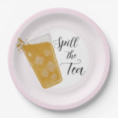 Spill the Tea Party Plates Papieren Bordje (Voorkant)