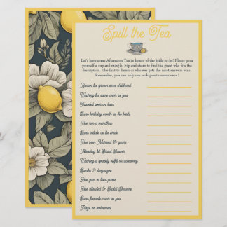Spill the Tea: Vrijgezellenfeest Mix en Mingle Gam