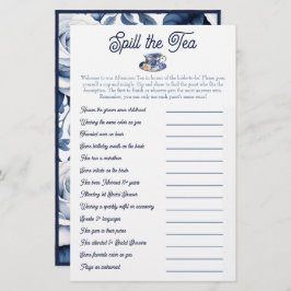 Spill the Tea: Vrijgezellenfeest Mix en Mingle Gam