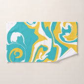 Spill - Turquoise en Yellow Bad Handdoek (Handdoek)
