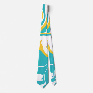 Spill - Turquoise en Yellow Stropdas