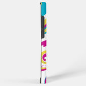 Spill - Turquoise, Geel, Roze en Wit Samsung Galaxy Hoesje (Rechterkant)