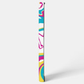 Spill - Turquoise, Geel, Roze en Wit Samsung Galaxy Hoesje (Linkerkant)