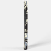 Spill - zwart, grijs en crème samsung galaxy hoesje (Rechterkant)