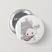 Spilla Killer Bunny Ronde Button 5,7 Cm (Voorkant /achterkant)