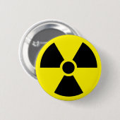 SPILLA LOGO RADIOATTIVITA'' RONDE BUTTON 5,7 CM (Voorkant /achterkant)