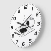 Spilled Coffee on Report Funny Office Mishap Grote Klok (Hoek)