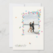 Spilled Confetti- New Year's Flat Photo Card Feestdagenkaart (Voorkant)