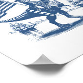 Spilling The Tea Since 1773 Cute Quote Poster (Hoek)