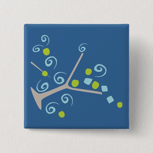 Spilltini Vierkante Button 5,1 Cm (Voorkant)