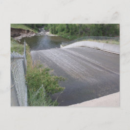 Spillway Close-up Beaver Creek Park Briefkaart