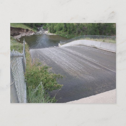 Spillway Close-up Beaver Creek Park Briefkaart (Voorkant)