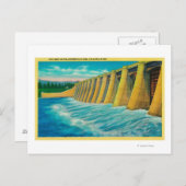 Spillway Gates op Bonneville Dam Briefkaart (Voorkant / Achterkant)