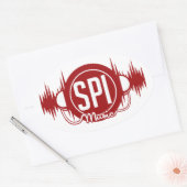 SPIMUSICINC Logo Red - Sticker (Envelop)
